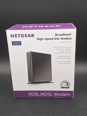 NETGEAR DM200 DSL Modem VDSL ADSL Broadband High Speed CenturyLink Frontier